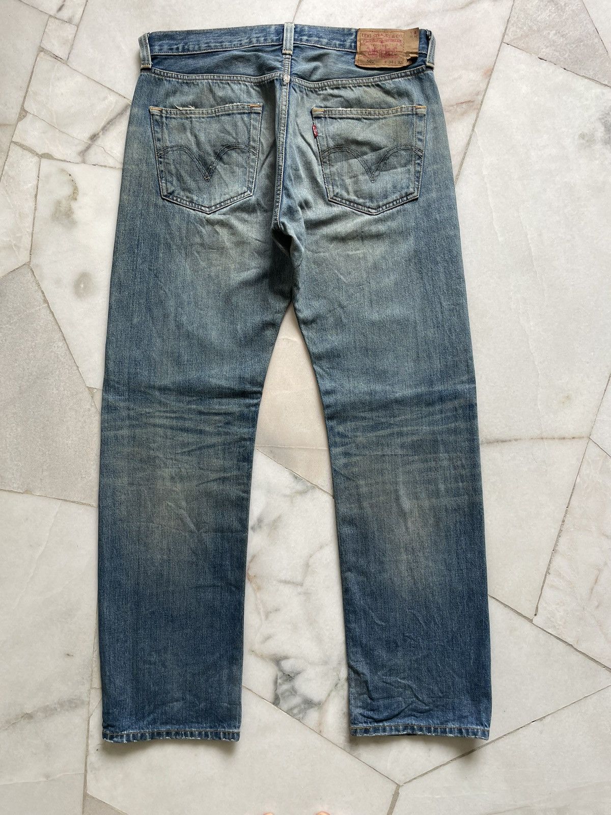 Levi's Vintage y2k Levis 501 Jeans Size US 35 - 2 Thumbnail