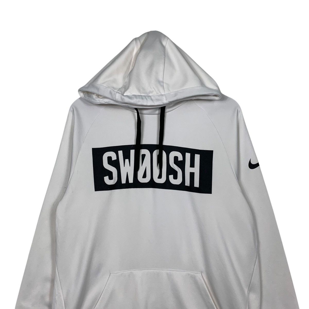 Nike NIKE SWOOSH Big Logo White Pullover Hoodies #2547-C115 Size US M / EU 48-50 / 2 - 2 Thumbnail