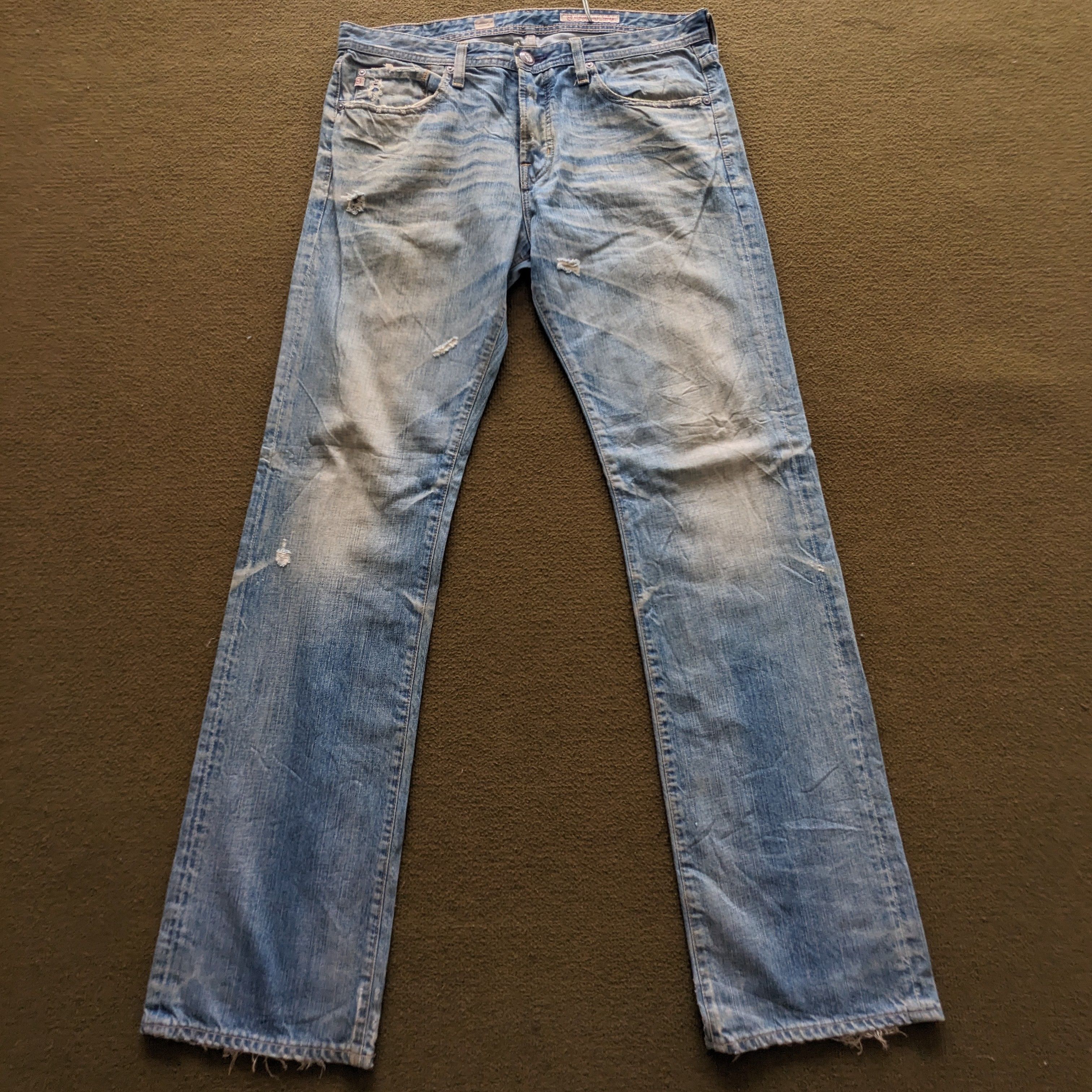 Vintage Vintage ADRIANO GOLDSCHMIED Italian Fashion Designer Jeans Size US 36 / EU 52 - 1 Thumbnail