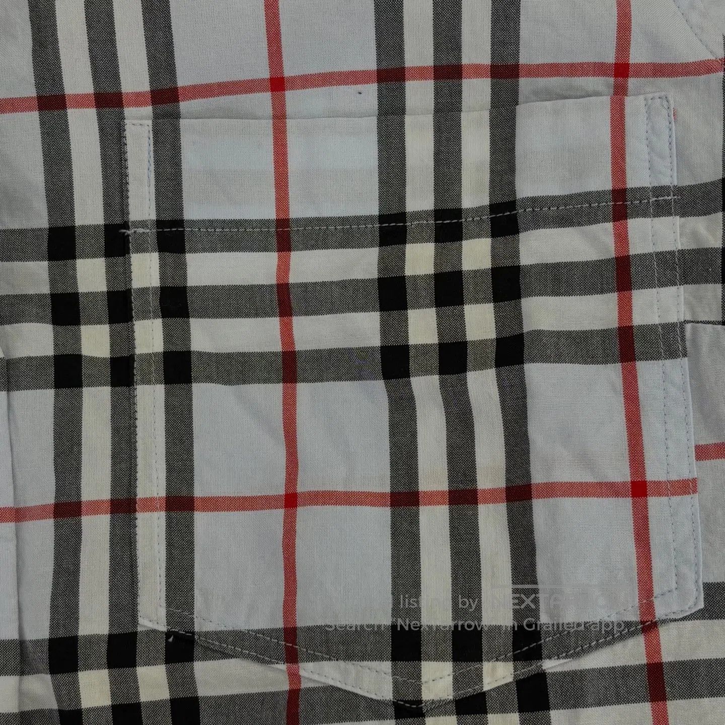 Burberry Burberry size38 Blue and white checkered single-breasted lo Size S / US 4 / IT 40 - 6 Thumbnail