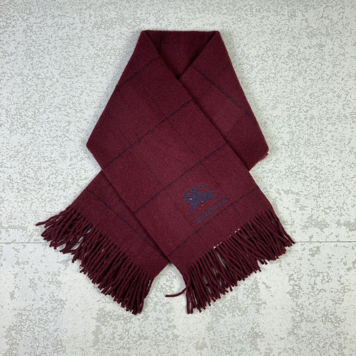 Burberry × Vintage Vintage Burberrys Scarf / Muffler / Neckwear - as0001 Size ONE SIZE - 2 Thumbnail