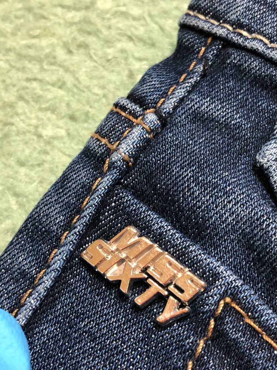 Miss Sixty Miss Sixty jeans blue vintage crazy Y2K made in Italy Size 29" - 10 Thumbnail