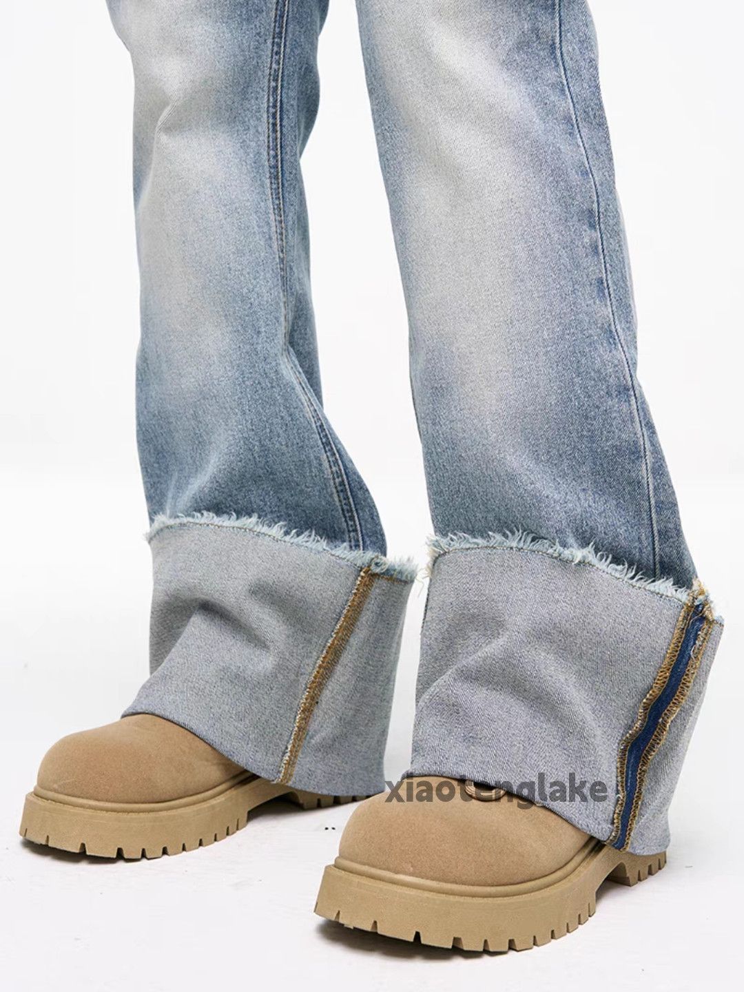 Jean × Vintage Utility cleanfit yuppie bootcut flared outdoor dance jeans Size US 28 / EU 44 - 3 Thumbnail