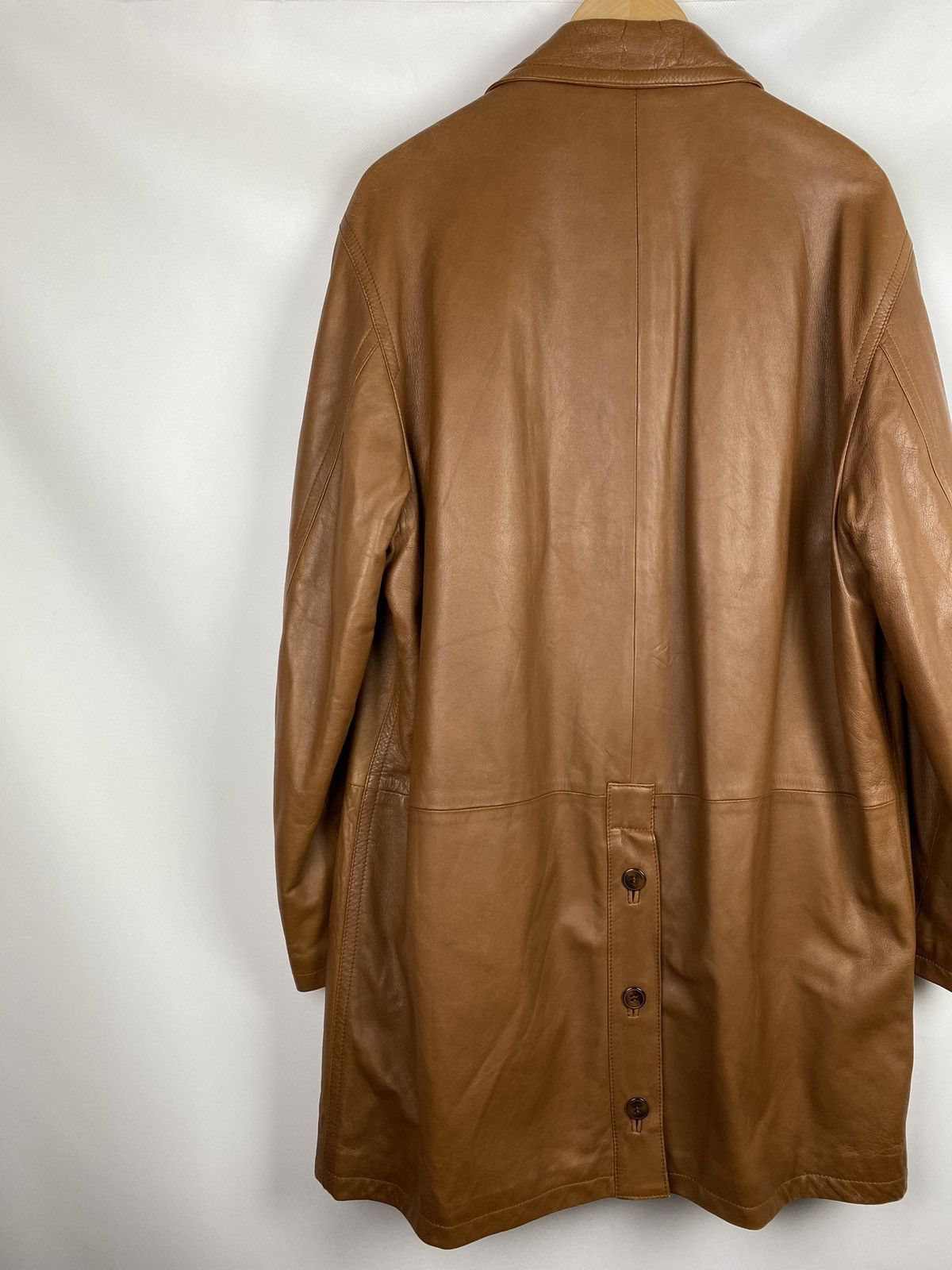 Mandelli Enrico Mandelli vintage real leather men’s coat jacket Size US L / EU 52-54 / 3 - 14 Thumbnail
