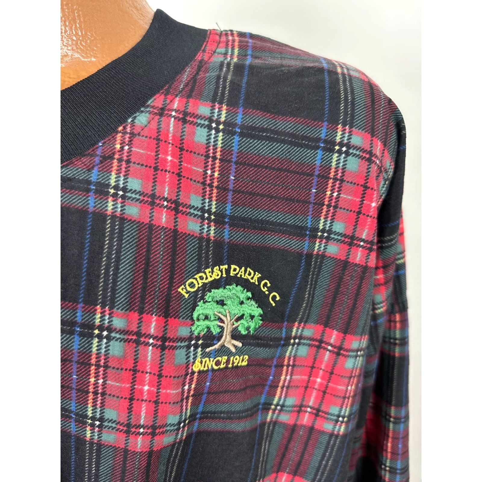 Vintage VINTAGE Winner Mate Golf Windbreaker Pullover Jacket XL Black Plaid 90s Outdoor Sports Mens Size US XL / EU 56 / 4 - 2 Thumbnail