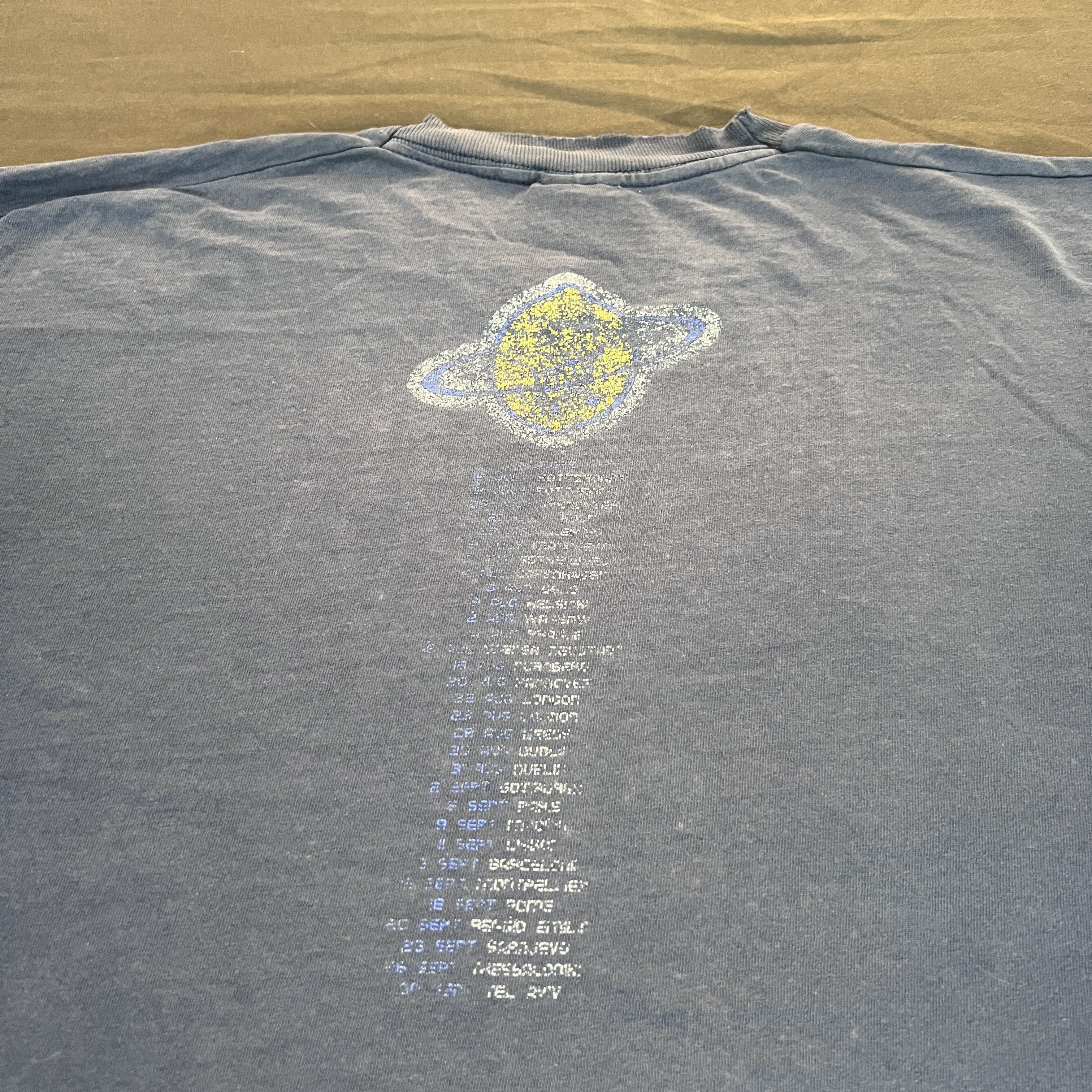 Band Tees Vintage 90s U2 PopMart World Tour Promo Tee Thrashed Faded Size US L / EU 52-54 / 3 - 9 Thumbnail