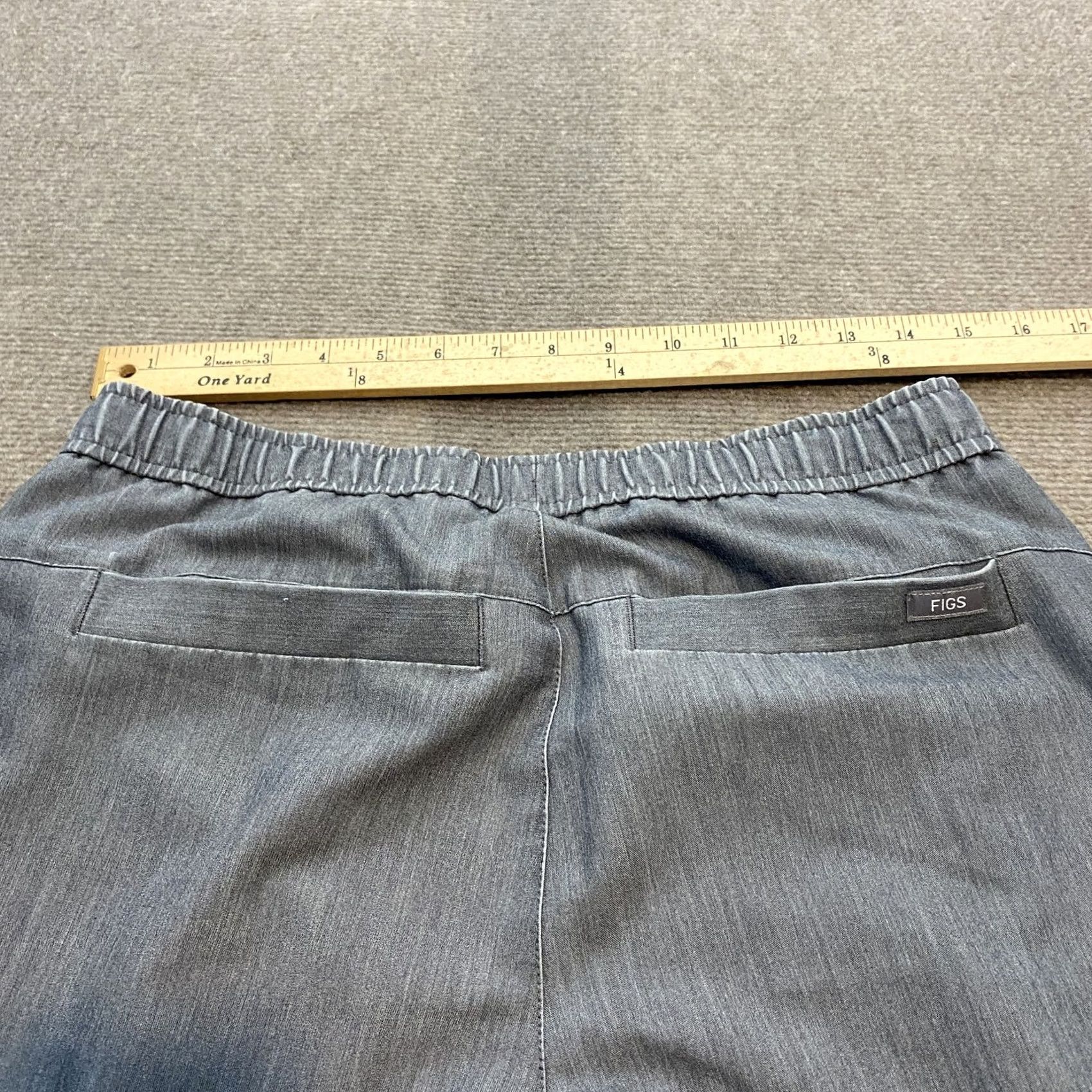 Vintage FIGS Technical Collection Jogger Pants Adult Small Gray Drawstring Pockets Scrubs Size 28" / US 6 / IT 42 - 6 Thumbnail