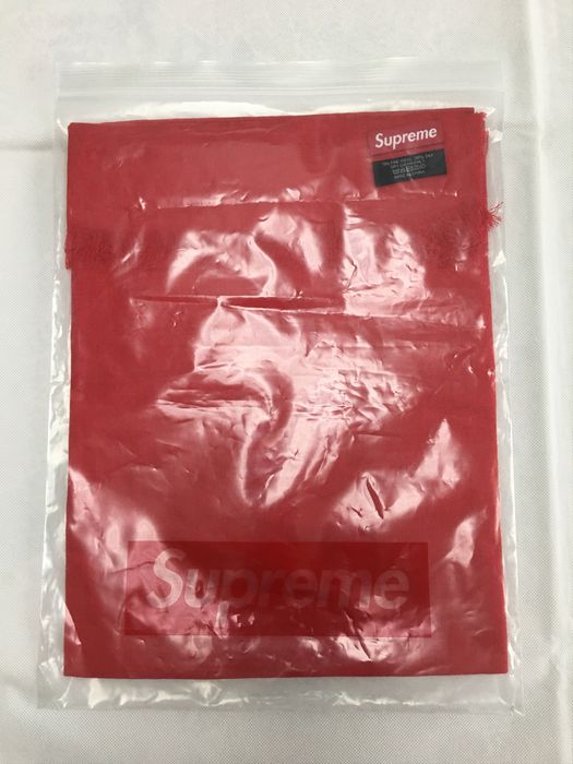 Supreme Supreme Fuck Pattern Wool Scarf Red 17FW | Grailed