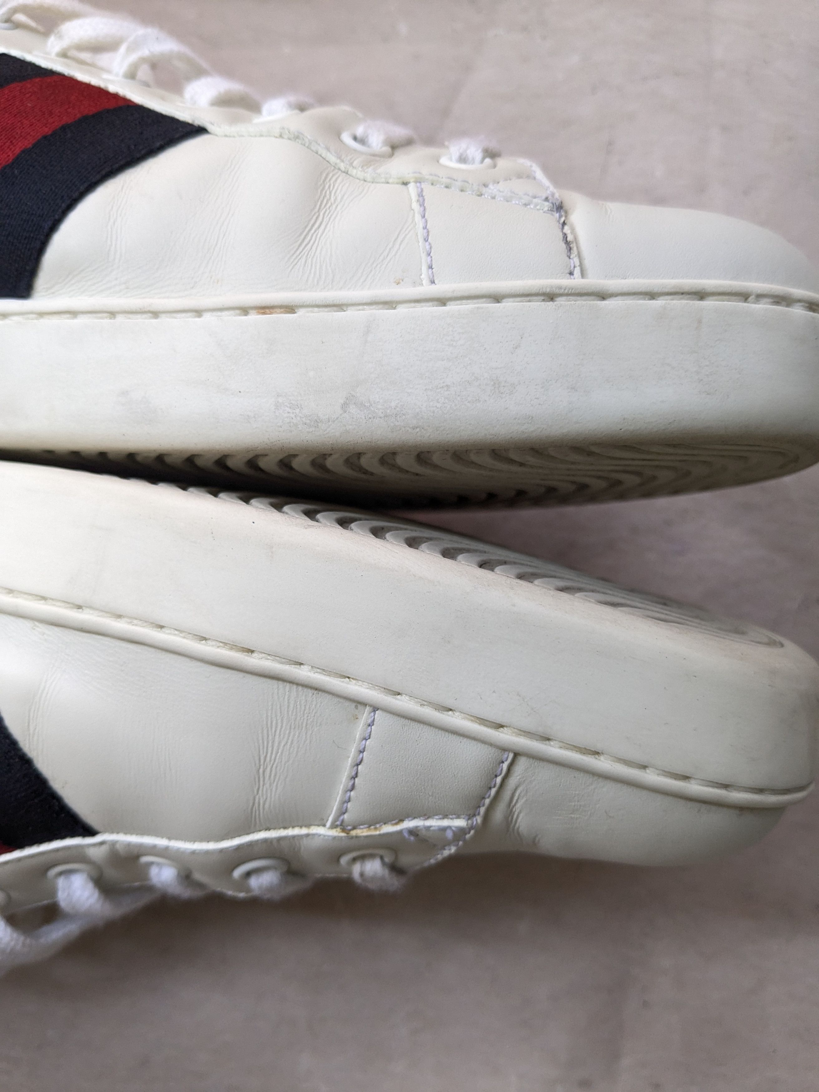 Gucci Gucci Ace Sneakers White 13.5 White Low Tops 386750 Size US 13 / EU 46 - 10 Thumbnail