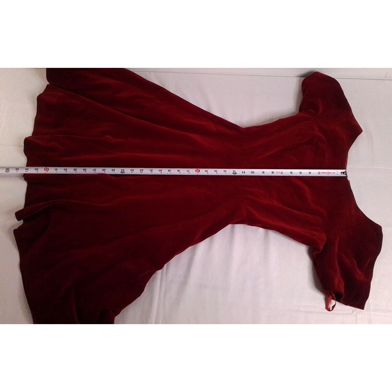 Other Anne Fogarty Vintage Dress Women's Red Velvet Size S / US 4 / IT 40 - 8 Thumbnail
