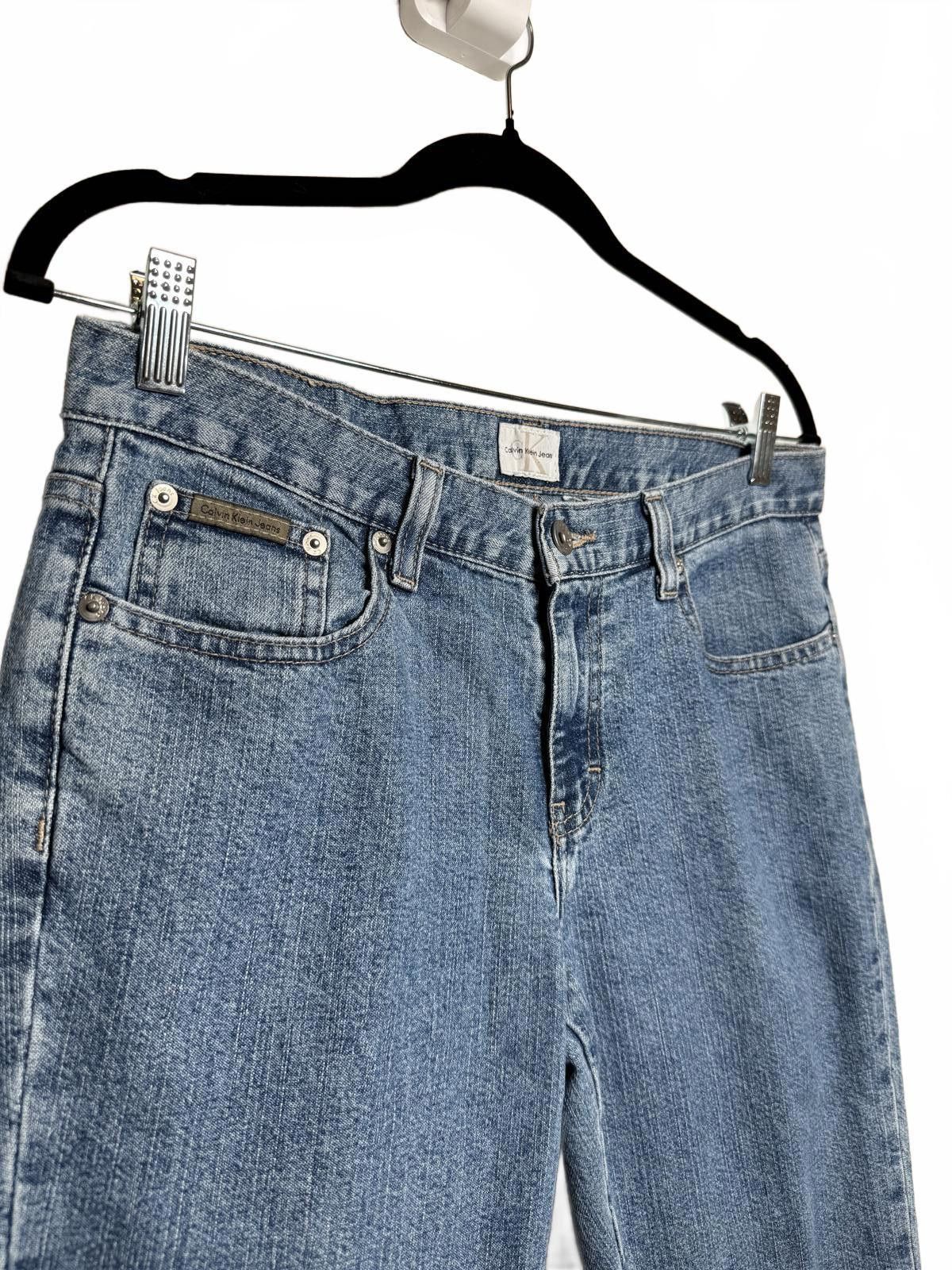 Calvin Klein 90s Y2K Calvin Klein Denim Jeans Size 28" / US 6 / IT 42 - 2 Thumbnail