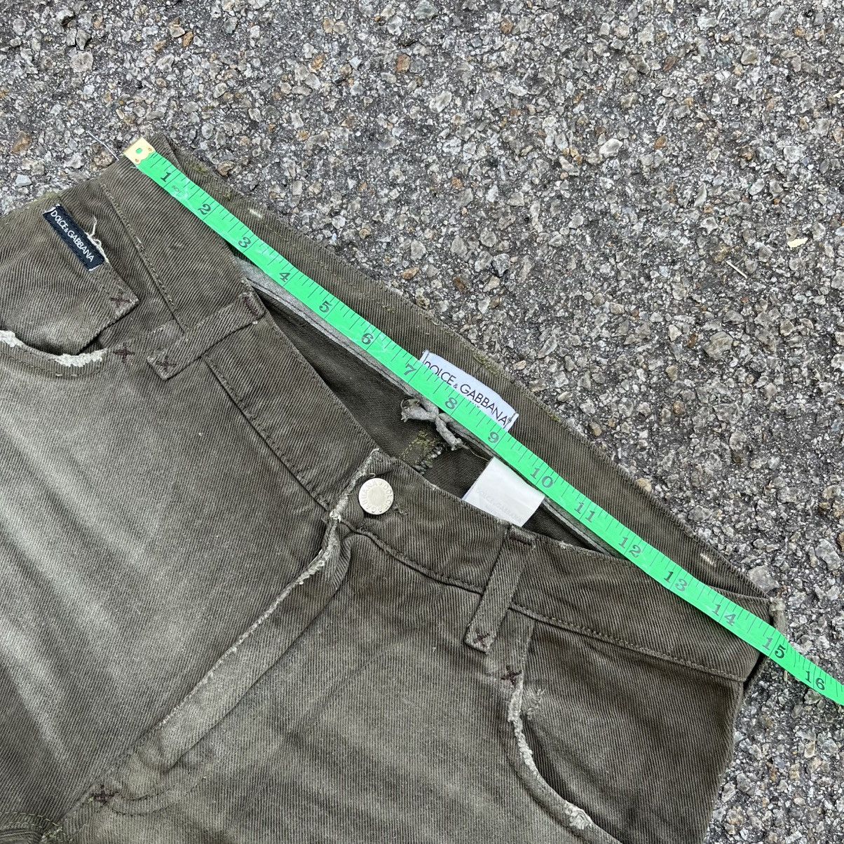 Dolce & Gabbana Vintage Dolce & Gabbana Made In Italy Green Jeans Size US 29 - 5 Thumbnail