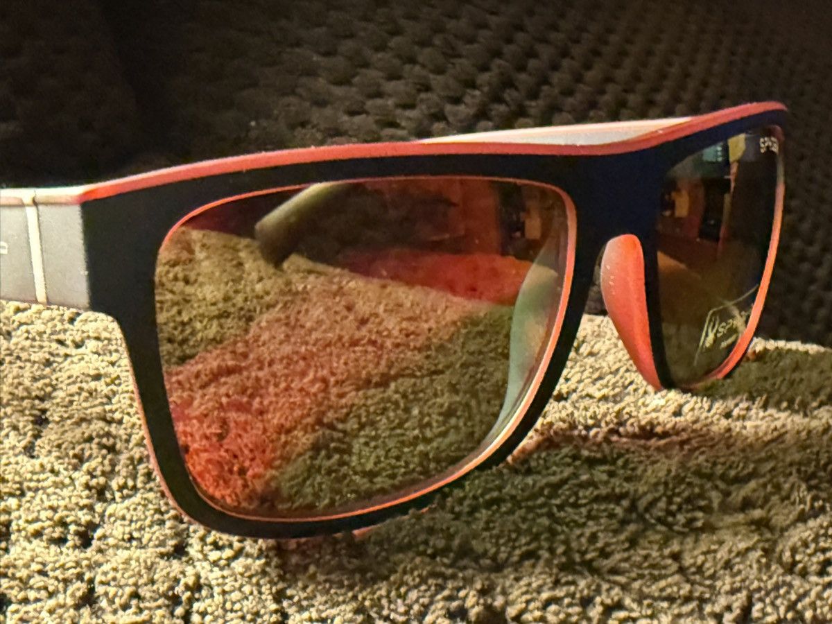 Spyder Spyder “Black Diamond” Polarized red mirror tint NEW! sp6014 Size 46 - 18 Thumbnail