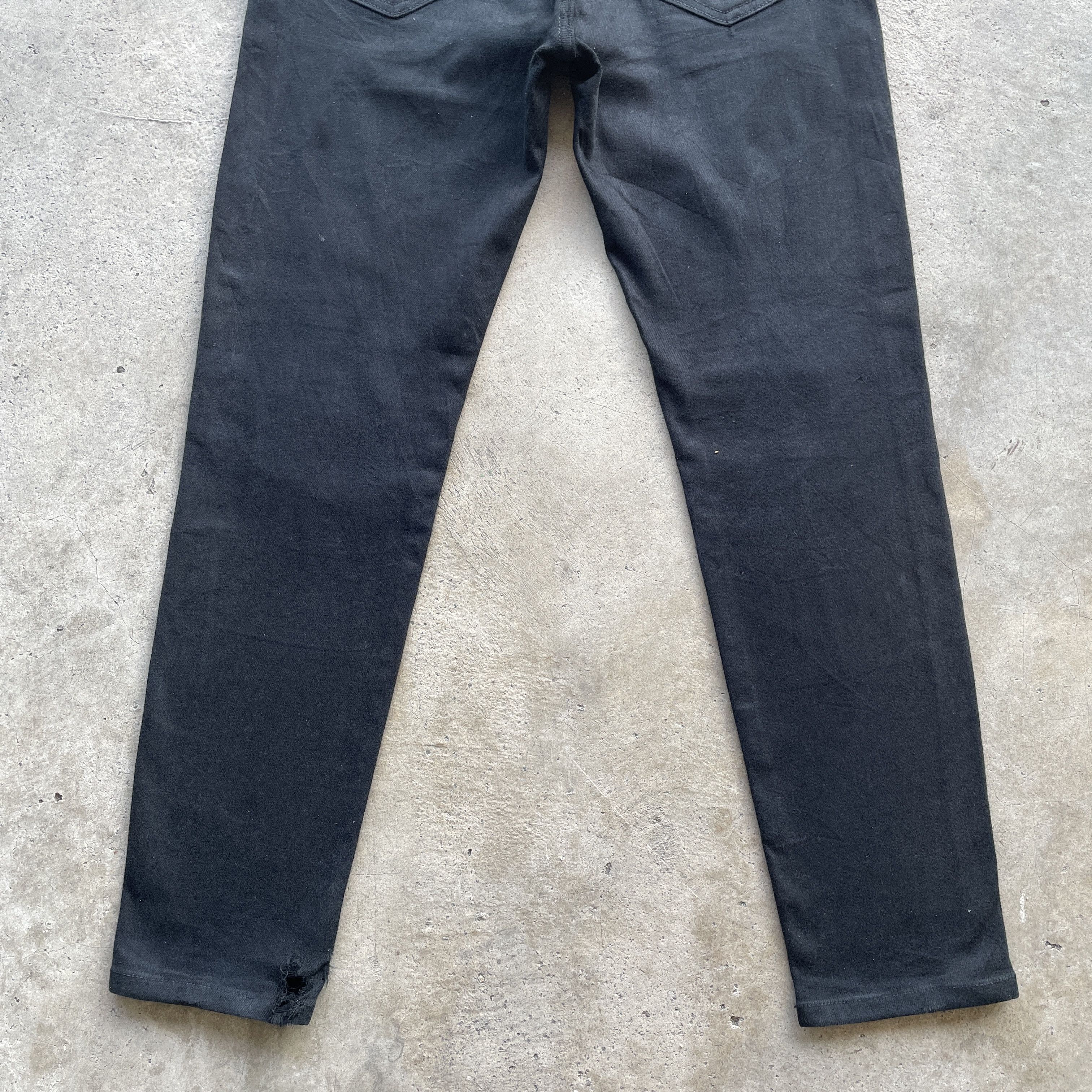 Japanese Brand × Jean W31💥 Vintage Japanese Brand Black Skinny Jeans Denim Pants Size US 31 - 11 Thumbnail
