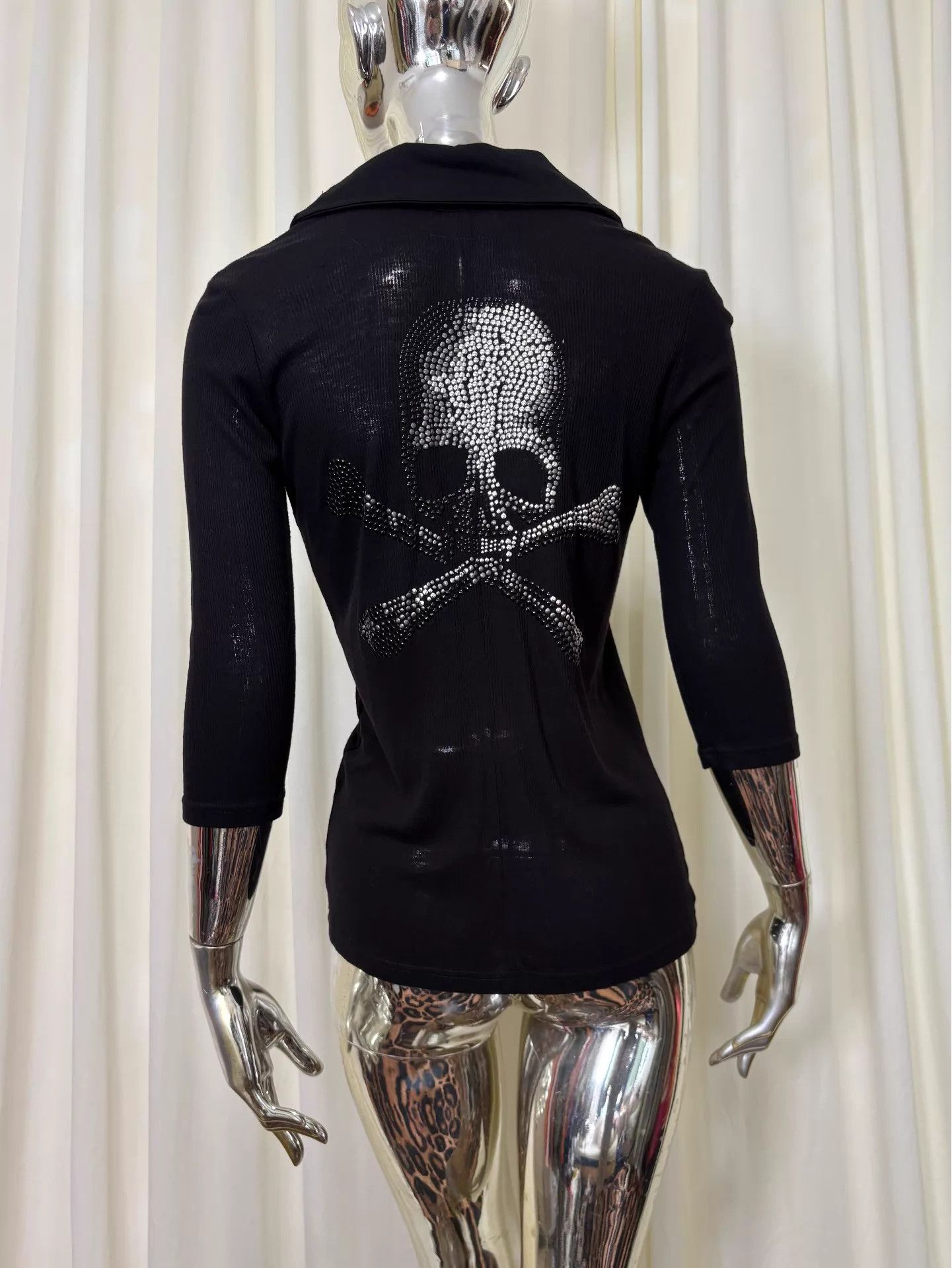 Other roen × semanticdesign vintage skull crystal knit cardy M Size M / US 6-8 / IT 42-44 - 2 Thumbnail