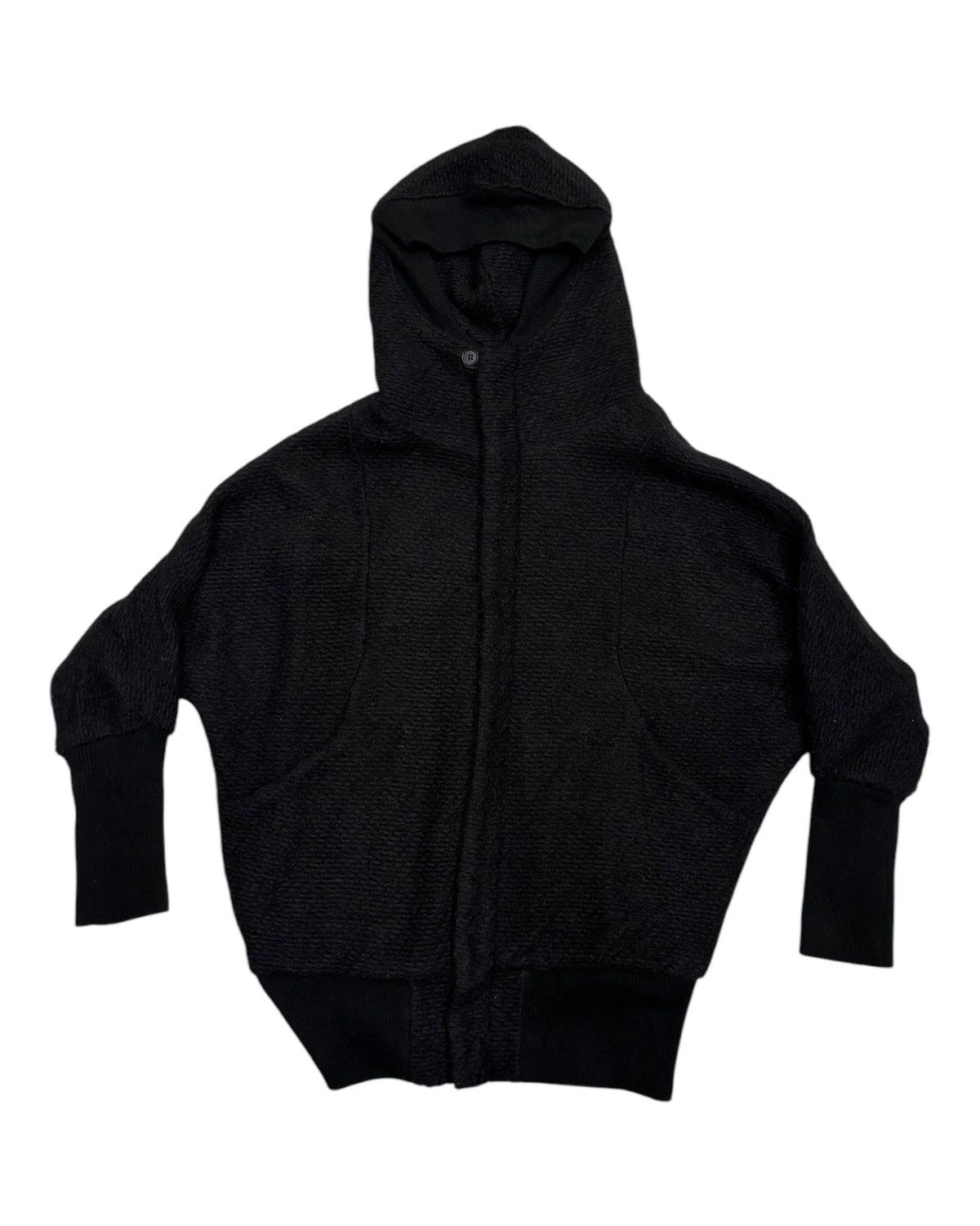 CABANE de ZUCCa ISSEY MIYAKE ZUCCA WOOL BATWING NINJA HOODIE OVERCOAT Size US M / EU 48-50 / 2 - 1 Thumbnail