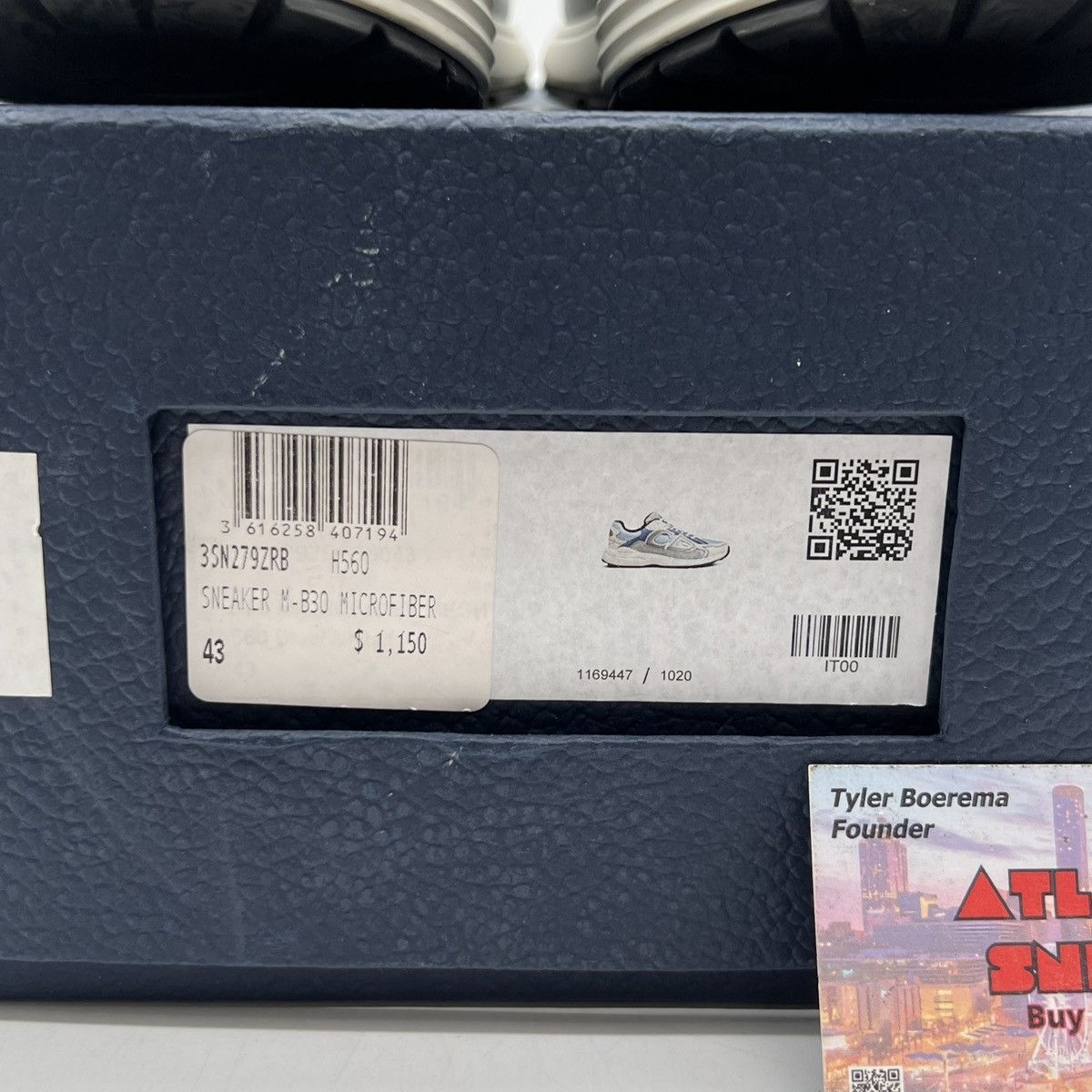 Dior Dior B30 Reflective Sneaker ‘blue Grey White’ Size US 9 / EU 42 - 6 Thumbnail