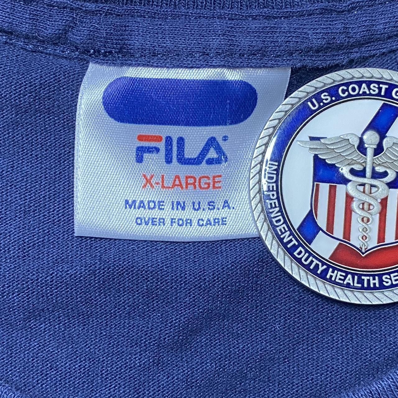 Fila Vintage FILA US Open 2001 Navy Blue Tennis Tee Size XL Size US XL / EU 56 / 4 - 3 Thumbnail
