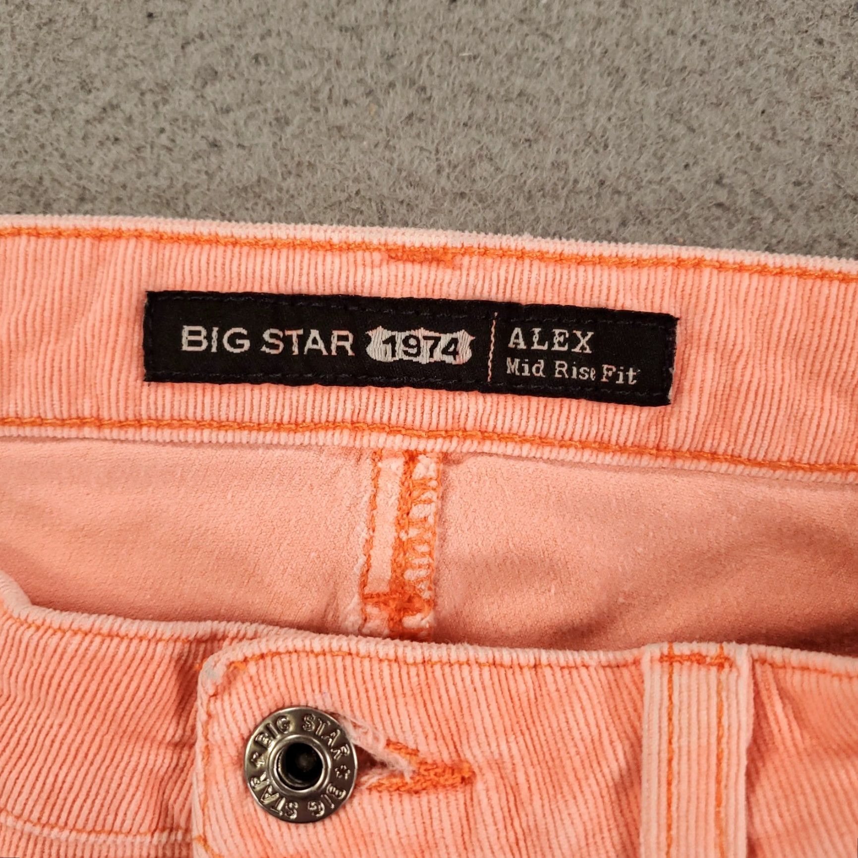 Pinko VINTAGE BIG STAR Corduroy Shorts Women 27 Pink Fringe 5-Pocket Bohemian Summer Size 27" / US 4 / IT 40 - 5 Thumbnail