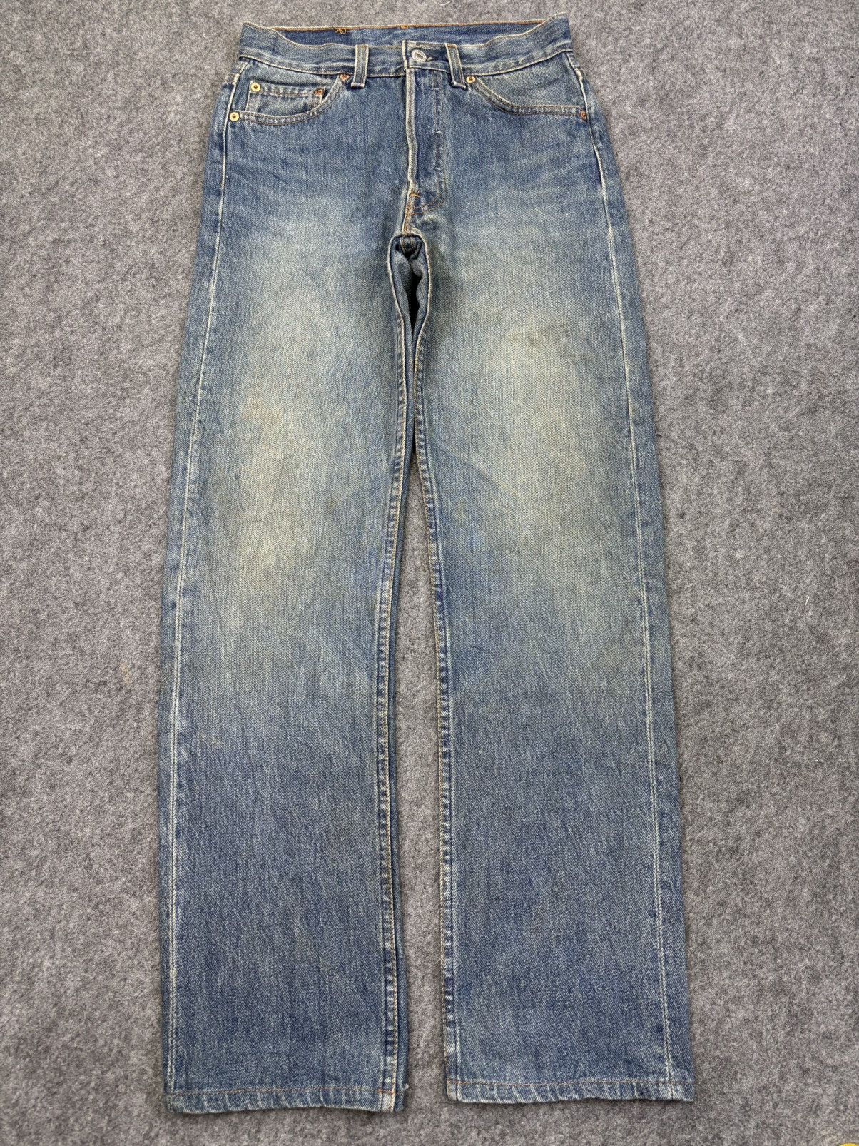 Levi's Vtg Levis 501 Medium Wash Original Denim F948 Size US 27 - 13 Thumbnail