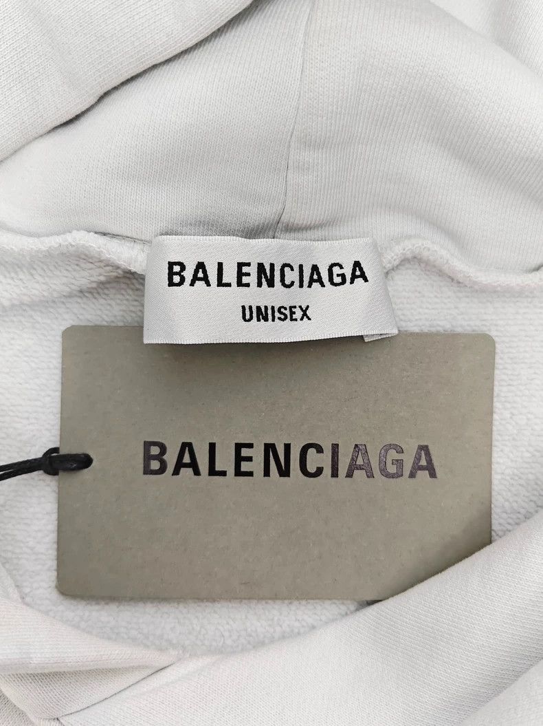 Balenciaga Balenciaga Old hooded sweatshirt with black and red bat em Size US M / EU 48-50 / 2 - 4 Thumbnail