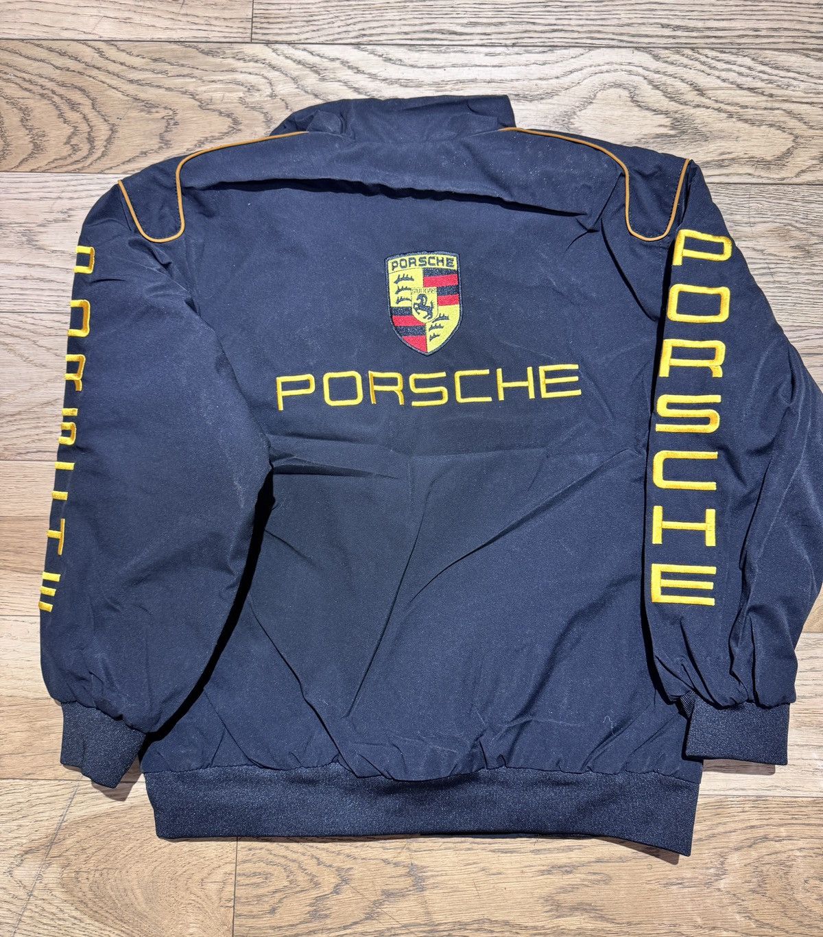 NASCAR × Porsche Design × Vintage Embroidered NASCAR bomber jacket Porsche size L Size L / US 10 / IT 46 - 4 Thumbnail