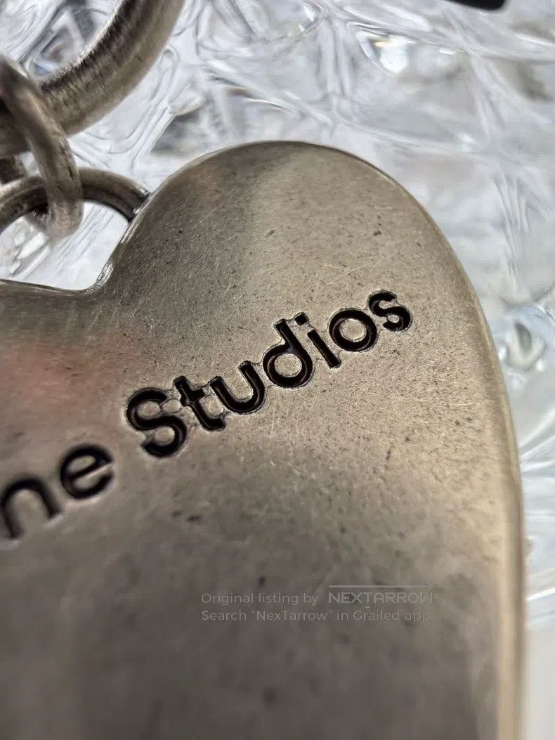 Acne Studios Acne Studios Leather Necklace with Heart Pendant Size ONE SIZE - 5 Thumbnail