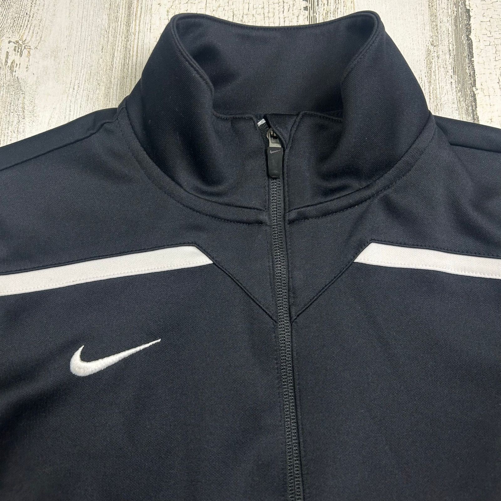 Nike Nike Dri-Fit Full Zip Black Athletic Women's Jacket Size S / US 4 / IT 40 - 2 Thumbnail