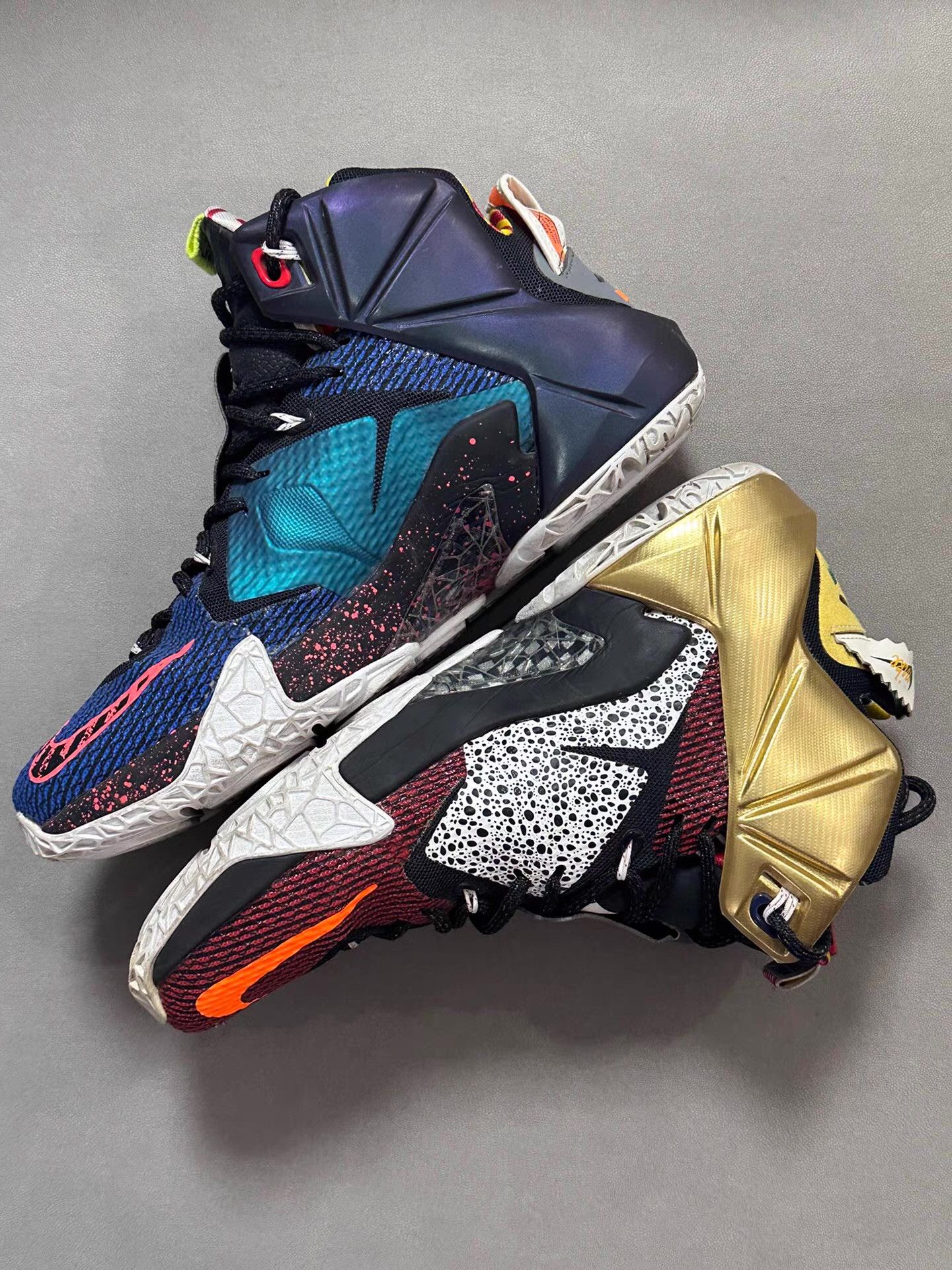Nike Nike LeBron 12 What The Lebron Color-blocked desig Ｑ20 Size US 7.5 / EU 40-41 - 5 Thumbnail
