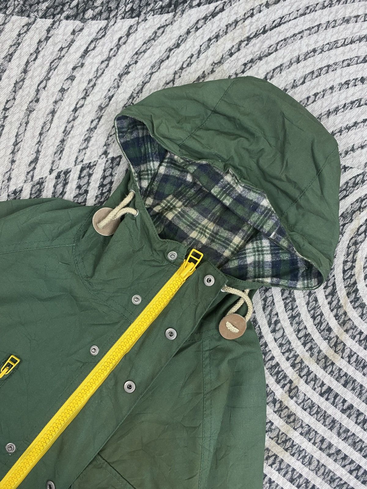 The Duffer of St.George Vtg The Duffer Of St.George Green Checked Lining Jacket Size US L / EU 52-54 / 3 - 6 Thumbnail