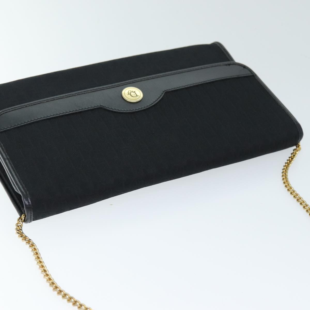 Dior DIOR Trotter Canvas Chain Shoulder Bag Black Size ONE SIZE - 6 Thumbnail