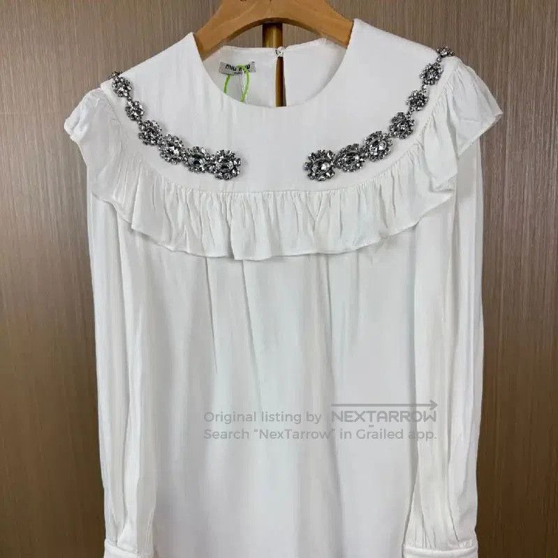 Miu Miu White Cotton Women's Shirt .