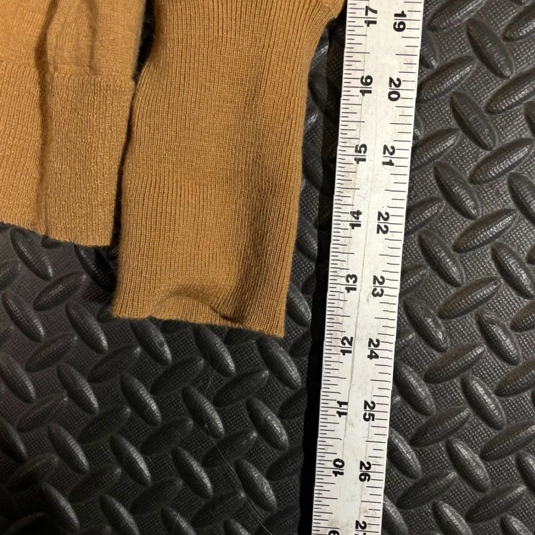 Nicole Miller Nicole Miller Brown 100% Extra Fine Merino Wool Pullover Sweater Women's Medium Size M / US 6-8 / IT 42-44 - 6 Thumbnail