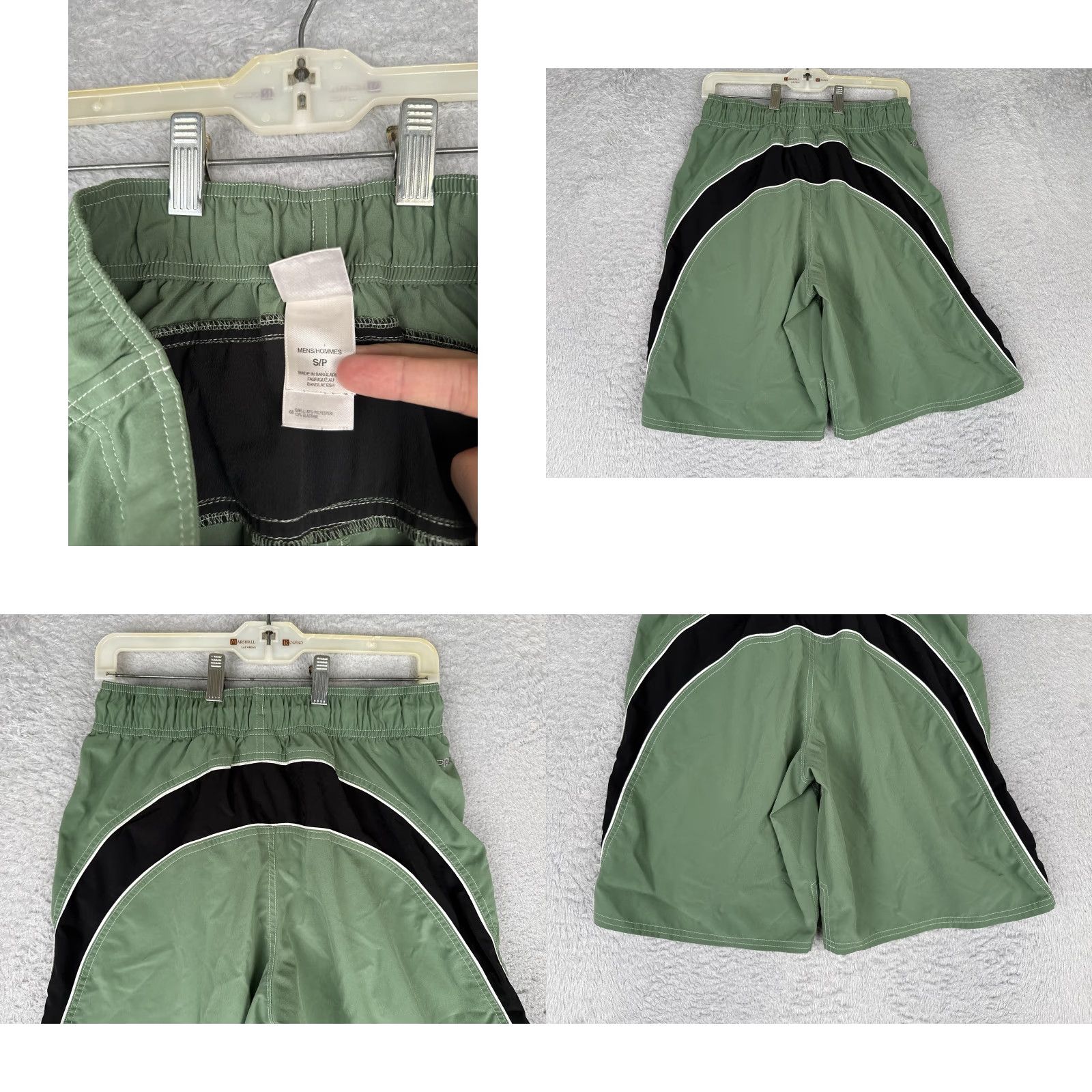 The North Face The North Face Board Shorts Mens Small Green Black Swim Trunks Surf Beach Poly Size US 29 - 9 Thumbnail