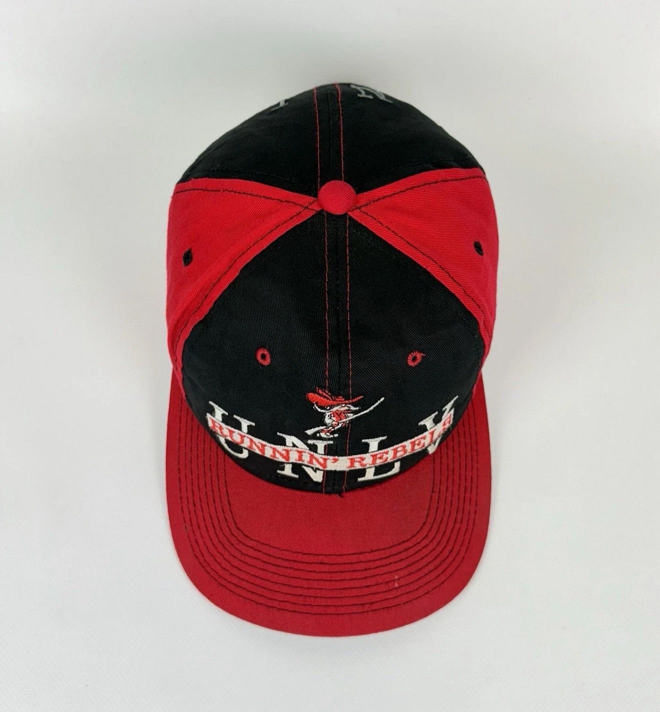Vintage UNLV Runnin Rebels University of Nevada Las Vegas Cap Hat Size ONE SIZE - 3 Thumbnail
