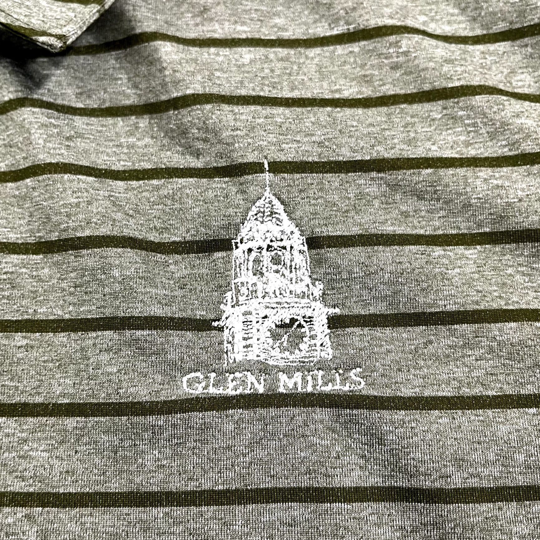 Oakley OAKLEY Polo Shirt Mens Large Green Striped Golf Performance Sport Shirt Casual Mens Golf Size US L / EU 52-54 / 3 - 3 Thumbnail