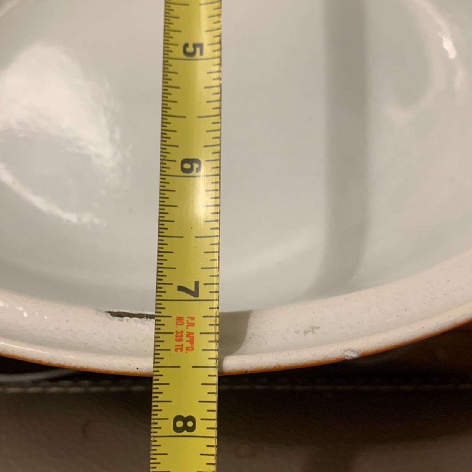 Vintage Dru Holland rare orange enameled cast iron covered casserole Size ONE SIZE - 10 Thumbnail