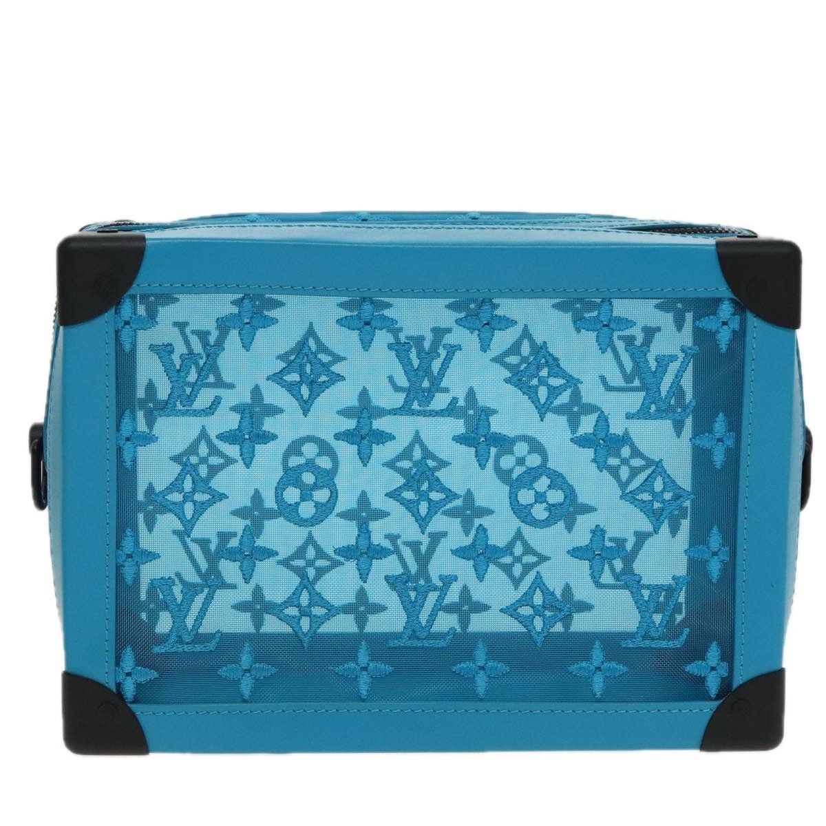 Louis Vuitton LOUIS VUITTON Monogram Mesh Soft Trunk Bag Light Blue M45074 Size ONE SIZE - 2 Thumbnail