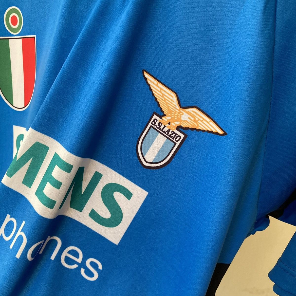 Vintage Veron Lazio FC Jersey Fan Jersey Vintage Blokcore Style Size US XL / EU 56 / 4 - 4 Thumbnail