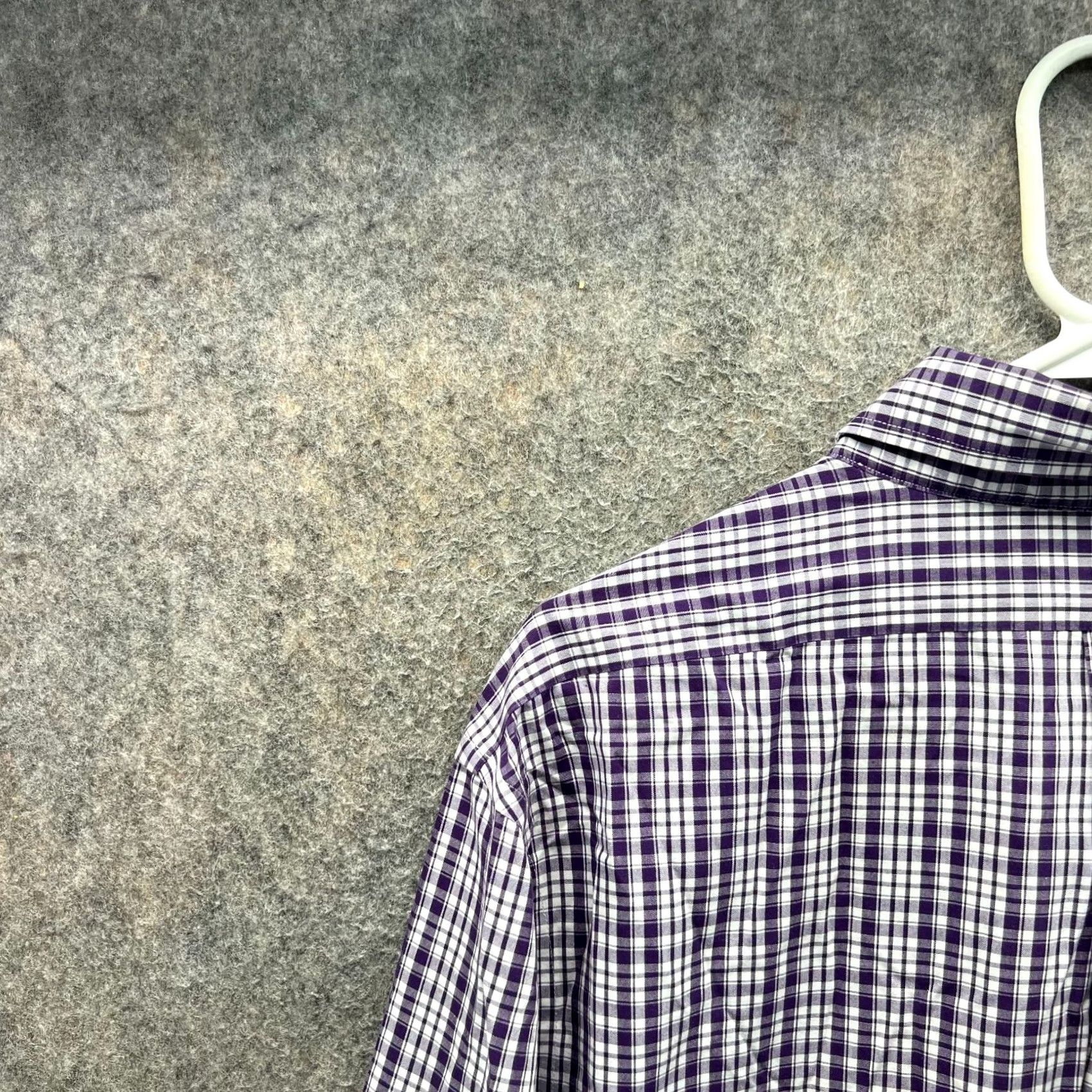 Brooks Brothers VINTAGE Brooks Brothers Shirt Mens XL Purple Button-Down Plaid Gingham Check Oxford Button-Up Long Sleeve Casual Formal Workwear Business Size US XL / EU 56 / 4 - 6 Thumbnail