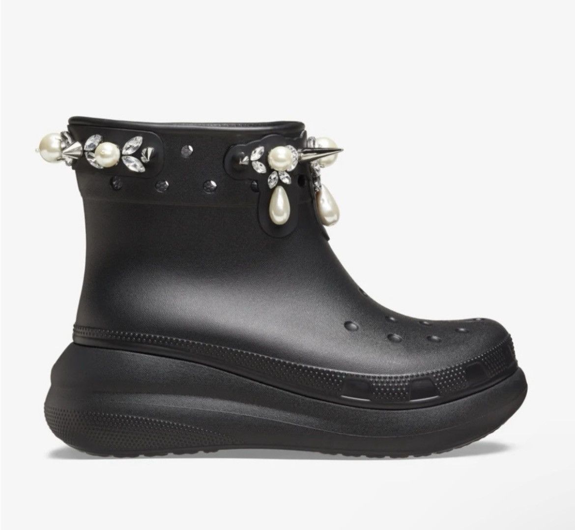 Crocs × Simone Rocha Simone Rocha Crocs Crush Boot Black Men size 9 Size US 9 / EU 42 - 1 Thumbnail