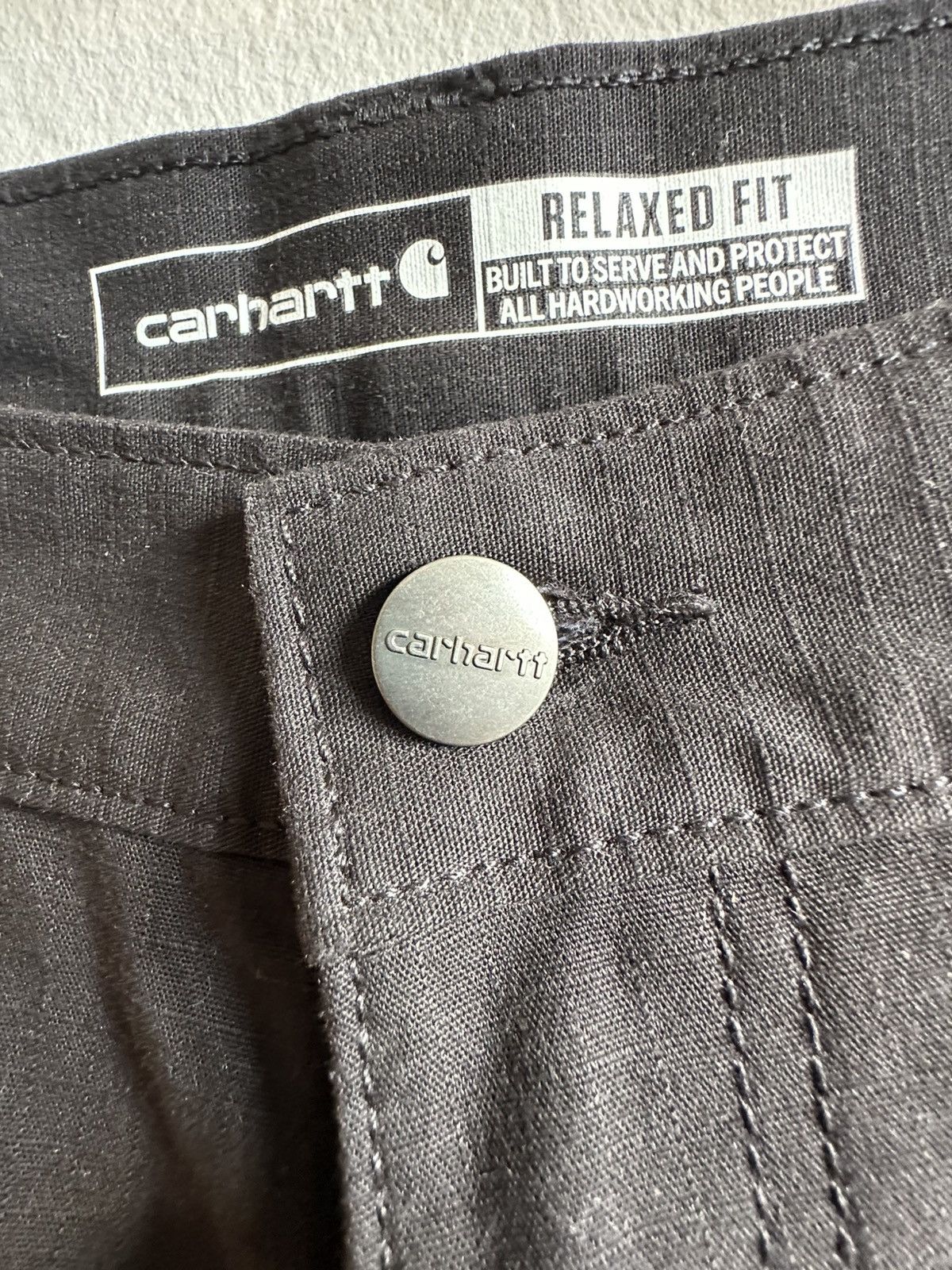 Carhartt Carhartt Black Cargo Work Pants Size US 30 / EU 46 - 6 Thumbnail