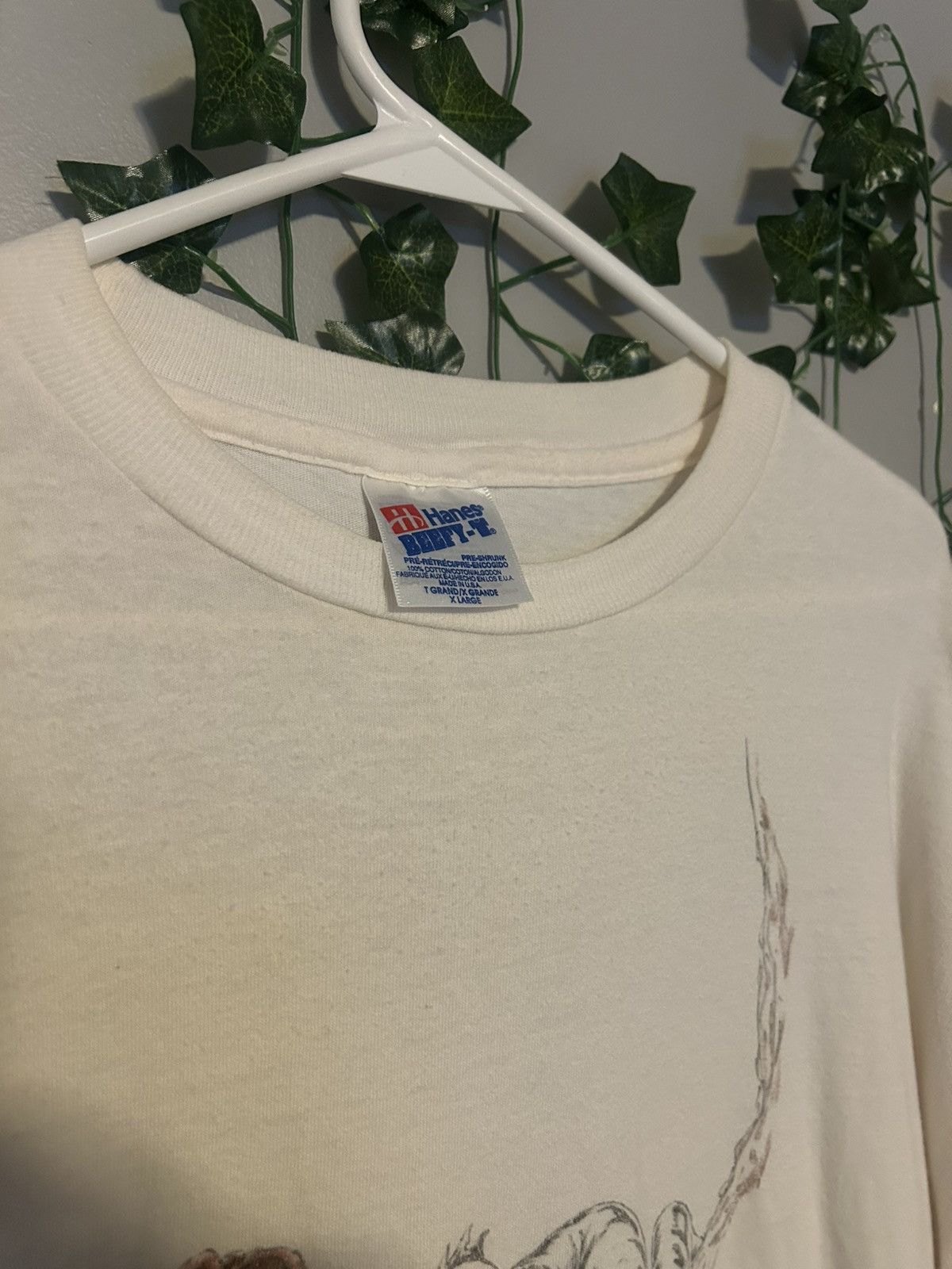 Hanes 1994 Vintage Anime Fantasy Artwork Graphic T Shirt Size US XL / EU 56 / 4 - 4 Thumbnail