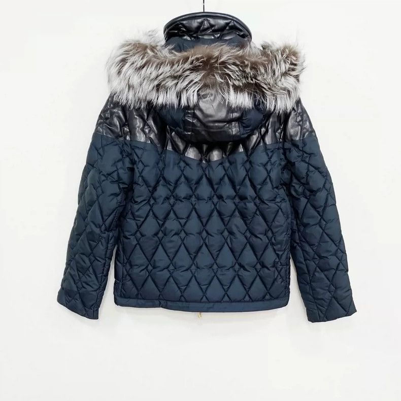 Versace Versace Genuine leather patchwork men's hooded down jacket Size US S / EU 44-46 / 1 - 6 Thumbnail