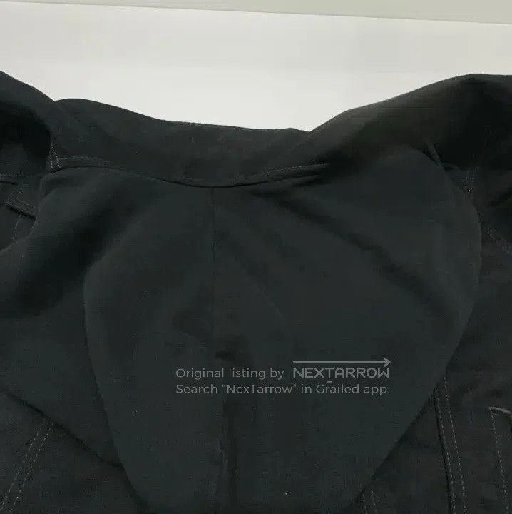 Balenciaga Balenciaga SS21 Black Denim Hooded Jacket. Size US M / EU 48-50 / 2 - 6 Thumbnail