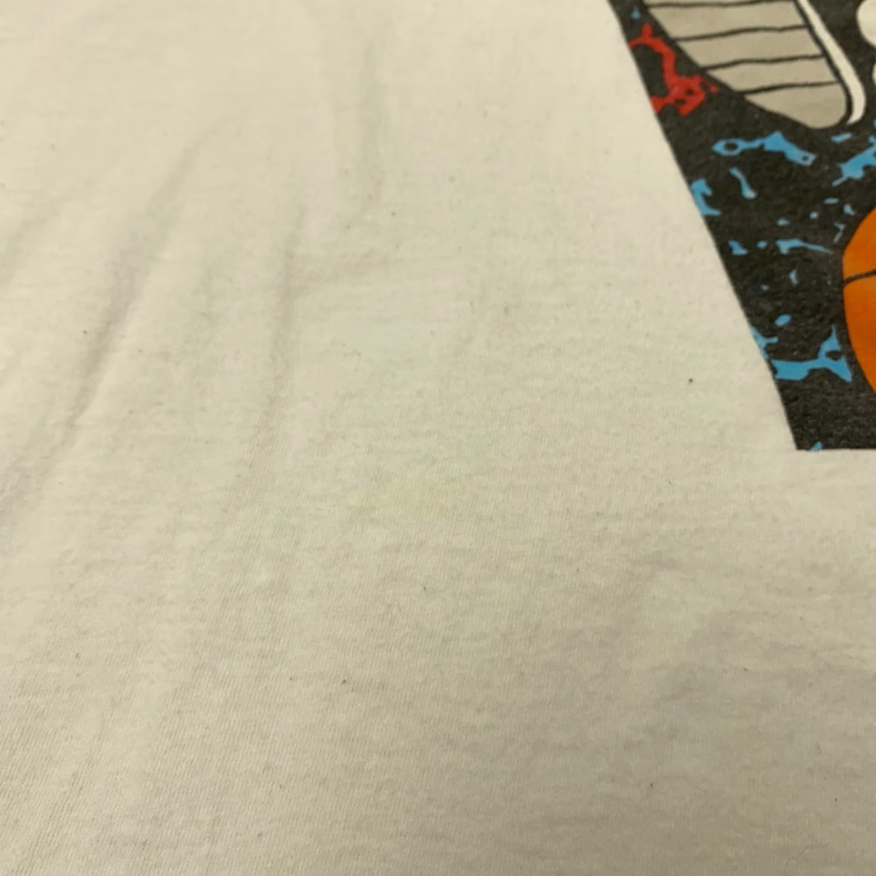 Vintage Looney Tunes Mens Shirt 3XL White Bugs Bunny Hoop It Up Graphic Shirt Mens 3XL White Bugs Bunny Graphic Print Size US XXL / EU 58 / 5 - 5 Thumbnail