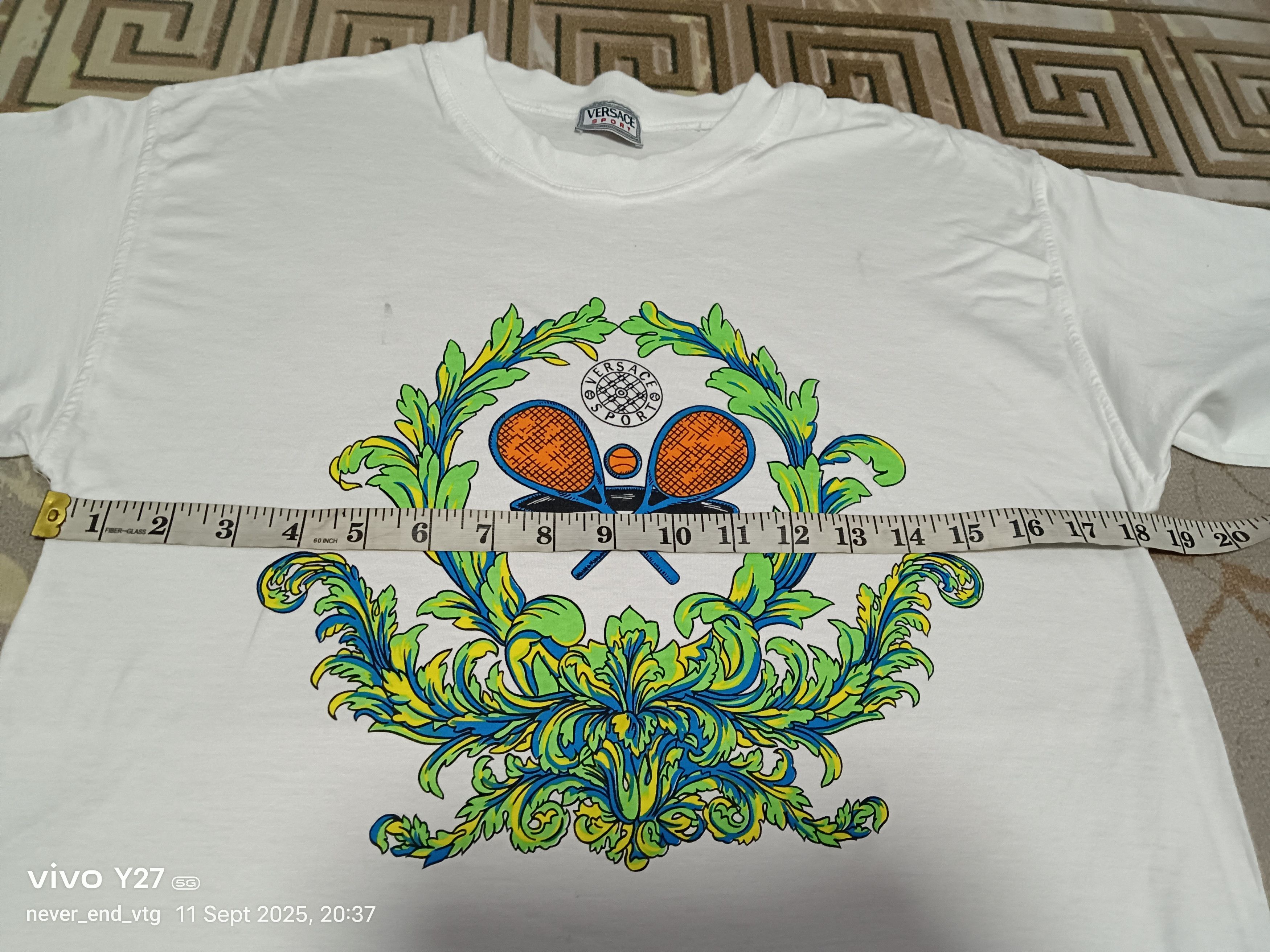 Versace VINTAGE VERSACE TENNIS SPORTS Size US S / EU 44-46 / 1 - 5 Thumbnail