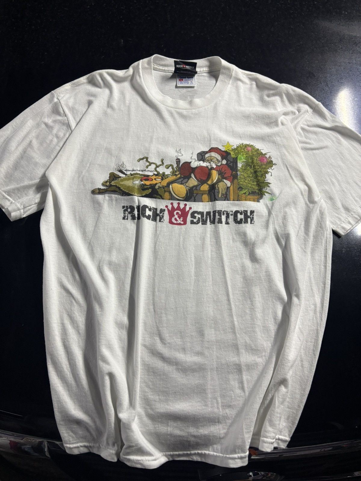 Drop Dead Clothing Rich & Switch Top Smoker Tshirt Size US XL / EU 56 / 4 - 1 Thumbnail