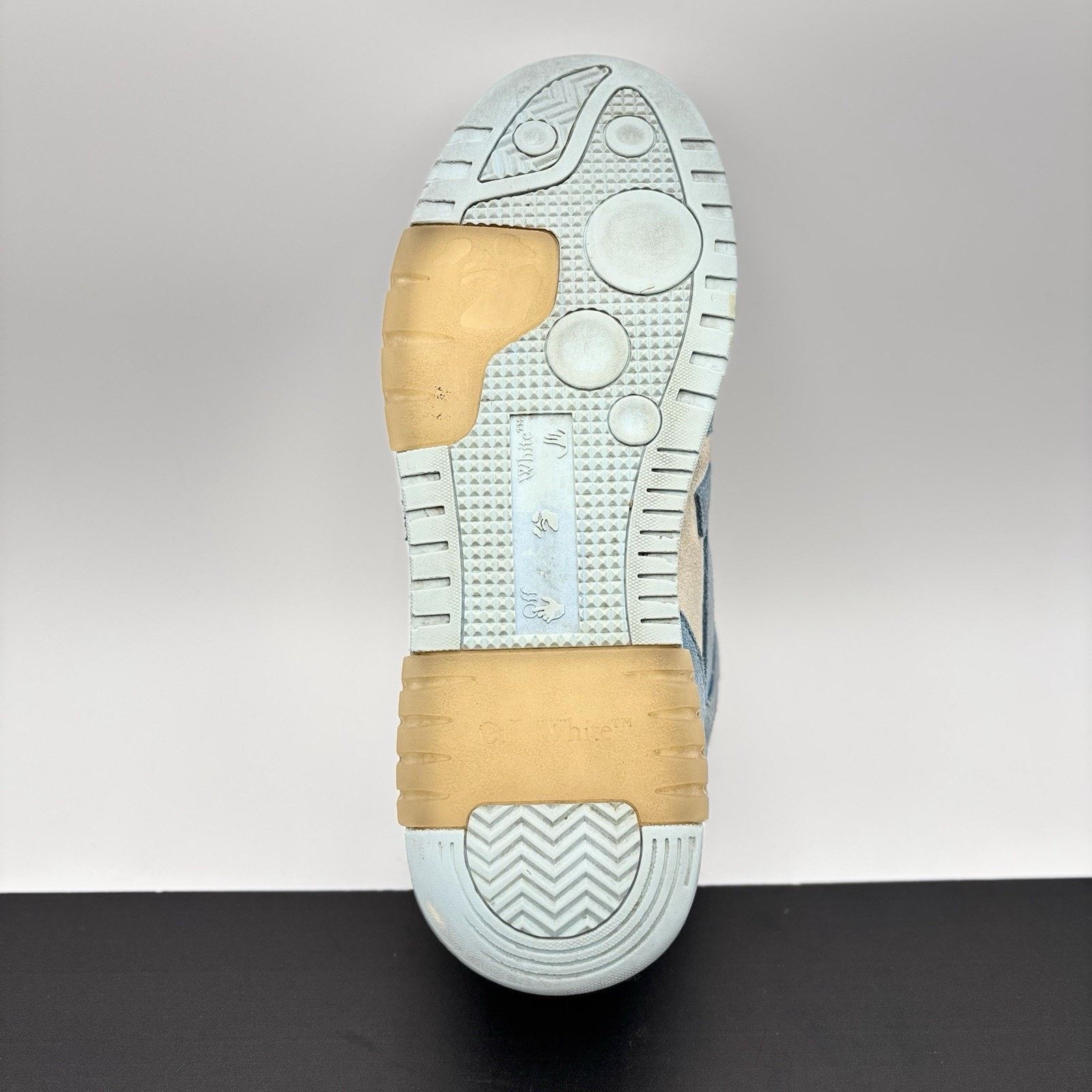 Off-White Off-White Out of Office Suede ' Light Blue, White ‘ Size US 12 / EU 45 - 8 Thumbnail