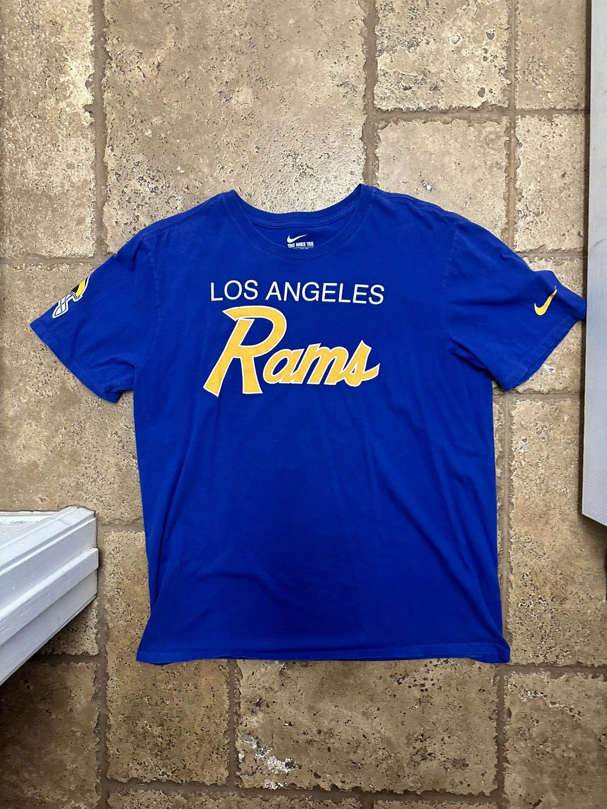 NFL × Nike Nike NFL Los Angeles Rams Script Shirt St Louis Super Bowl Size US XL / EU 56 / 4 - 1 Thumbnail